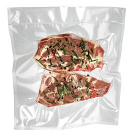 300313 Vakuumier-Beutel K7,5 L, für Kammer-Vakuumiergeräte, glatt, 4-lagig, kochfest bis 120°C, Sous-Vide geeignet, lebensmittelecht, frei von Weichmachern, geschmacks- und geruchsneutral, 100 Beutel/Paket, 7,5 Ltr., Größe: 300 x 350 mm Produktbild 5 S