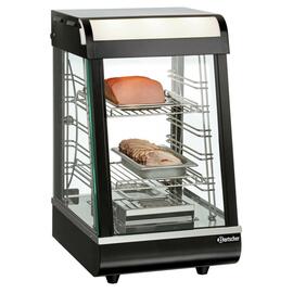 Heiße Theke Deli Compact schwarz 1200 Watt 230 Volt  L 380 mm  B 465 mm  H 658 mm Produktbild 2 S