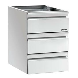 315306 Schubladenblock, 3 x 1/1 GN, 65 mm tief, zum Einbau vor Ort, für Arbeitstische 600er  Serie Produktbild 2 S