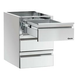 315306 Schubladenblock, 3 x 1/1 GN, 65 mm tief, zum Einbau vor Ort, für Arbeitstische 600er  Serie Produktbild