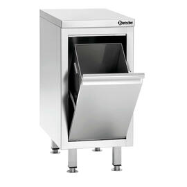 Abfalleimerschrank 700A1 340 mm x 700 mm H 850 mm | 1 Schublade Innenbehälter Produktbild