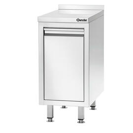 Abfalleimerschrank 700A1 MA 400 mm  x 700 mm  H 850 mm 1 Fach mit Kipptür | Aufkantung Produktbild 4 S