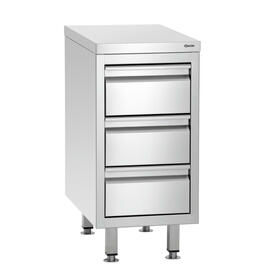 Arbeitsschrank 700S3 400 mm  x 700 mm  H 850 mm mit 3 Schubladen Produktbild