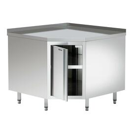 Arbeitsschrank 1000 mm  x 1000 mm  H 850 mm mit Flügeltür | Aufkantung Produktbild