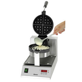 Waffeleisen DELUXE  | Waffelgröße Ø 170 x H 35 mm  | 1000 Watt 230 Volt Produktbild 3 S