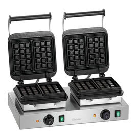 Waffeleisen 2BW160-101 | Waffelgröße 160 x 100 x H 32 mm | 4400 Watt 230 Volt Produktbild 4 S