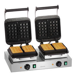 Waffeleisen 2BW160-101 | Waffelgröße 160 x 100 x H 32 mm | 4400 Watt 230 Volt Produktbild