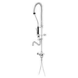 Zweigriffmischer mit Geschirrbrause 26L-1801B 1/2" Ausladung 400 mm Auslaufhöhe 250 mm  H 1050 mm Produktbild 6 S
