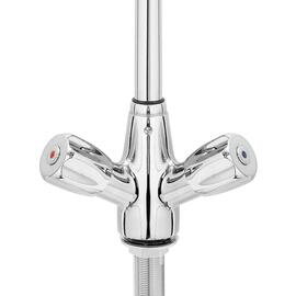 Zweigriffmischer mit Geschirrbrause 26L-1801B 1/2" Ausladung 400 mm Auslaufhöhe 250 mm  H 1050 mm Produktbild 3 S