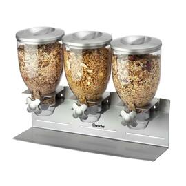 Cerealienspender 3 x 3,5 ltr  L 540 mm  H 395 mm Produktbild