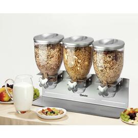 Cerealienspender 3 x 3,5 ltr  L 540 mm  H 395 mm Produktbild 2 S
