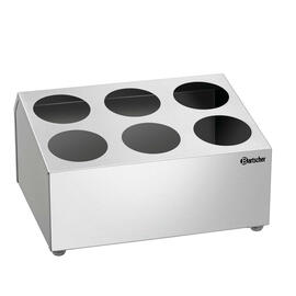 Besteckbehälter 6 Fächer  L 380 mm  H 204 mm Produktbild
