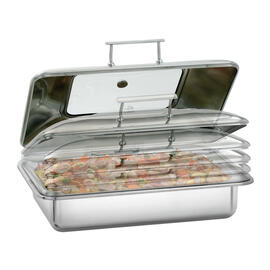 Chafing-Dish GN 1/1 Flexible Scharnierdeckel 8,5 ltr  L 580 mm  H 205 mm Produktbild