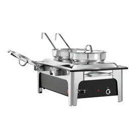 Elektro-Suppenstation mit 2 Töpfen 230 Volt 2200 Watt  L 636 mm  H 460 mm Produktbild 5 S
