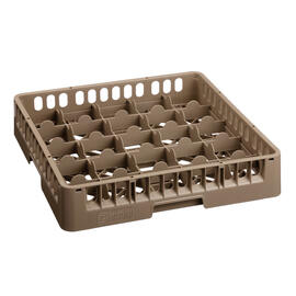 Spülkorb braun 500 x 500 mm  H 100 mm | 25 Fächer 89 x 89 mm  H 83 mm Produktbild
