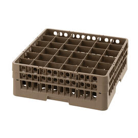 Spülkorb braun 500 x 500 mm  H 183 mm | 36 Fächer 73 x 73 mm  H 166 mm Produktbild 2 S