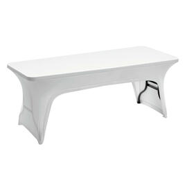 Bankett-Tisch-Husse 1830-W weiß bügelfrei 1830 mm x 760 mm Produktbild 2 S