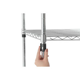 Lagerregal 4910 verchromt | 910 mm x 460 mm H 1825 mm | Selbstmontage Produktbild 5 S