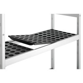 Regalsystem Kit 1 Kunststoff Aluminium 960 mm 360 mm  H 1800 mm 4 Rostauflage(n) Fachlast 165 kg Feldlast 600 kg Produktbild 3 S