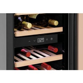 Weinkühlschrank 2Z 38 FL schwarz  | Glastür Produktbild 7 S