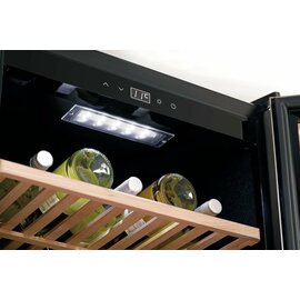 Weinkühlschrank 2Z 180 FL schwarz  | Glastür Produktbild 5 S