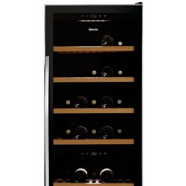 Weinkühlschrank 2Z 180 FL schwarz  | Glastür Produktbild 4 S