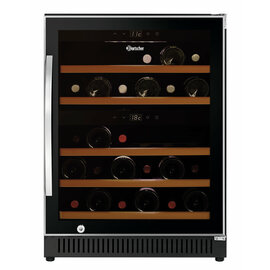 Weinkühlschrank 2Z 40 FL schwarz  | Glastür Produktbild 4 S