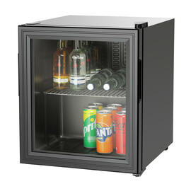 Glastürenkühlschrank 46 schwarz | Kompressorkühlung Produktbild 2 S