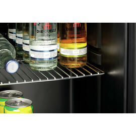 Glastürenkühlschrank 46 schwarz | Kompressorkühlung Produktbild 4 S