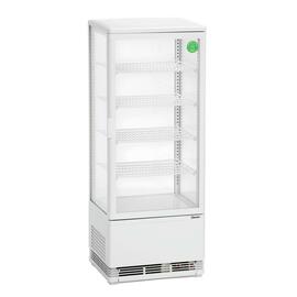 Mini-Kühlvitrine weiß 98 ltr 230 Volt | 4 Borde Produktbild 4 S
