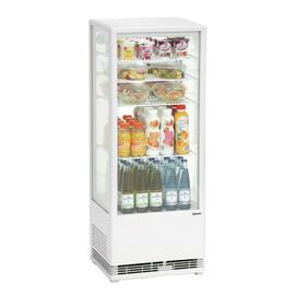 Mini-Kühlvitrine weiß 98 ltr 230 Volt | 4 Borde Produktbild 2 S