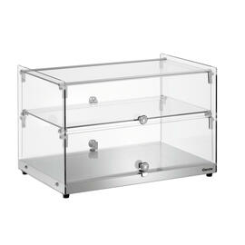 Buffetvitrine 5400 2E-K silberfarben | 2 Borde | gerade Produktbild 6 S