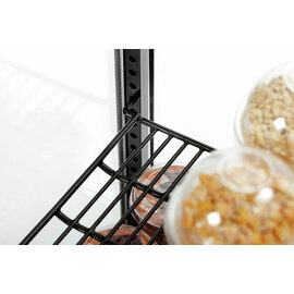 Mini-Kühlvitrine 58L-SW schwarz 58 ltr 230 Volt | 2 Borde Produktbild 6 S