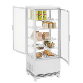 Mini-Kühlvitrine 98L2T weiß Produktbild 2 S
