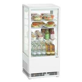 Mini-Kühlvitrine weiß 78 ltr 230 Volt | 3 Borde Produktbild 2 S