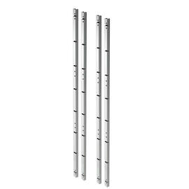 700593 Auflageschienen, 4er-Set, Edelstahl, mit 8 Einschüben, Abstand 200 mm, Maße jew. B 40 x T 25 x H 1500 mm, Gewicht: 5,92 kg, zu den Mini-Kühlzellen "1240L" und "BS1240L" Produktbild