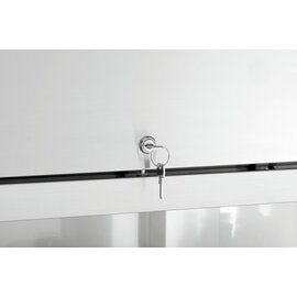 Glastürenkühlschrank 1400 GN210 | 922,0 ltr silber | Umluftkühlung Produktbild 6 S