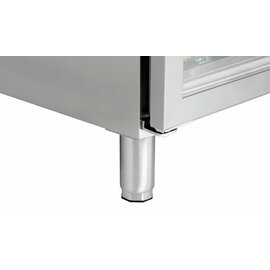 Glastürkühlschrank 700 GN210 Edelstahl | Umluftkühlung H 2060 mm Produktbild 5 S