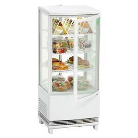 Mini-Kühlvitrine weiß 86 ltr 230 Volt | 3 Borde Produktbild 2 S