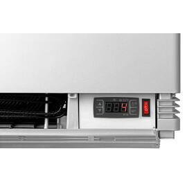 Mini-Kühlvitrine silberfarben 78 ltr 230 Volt | 3 Borde Produktbild 4 S