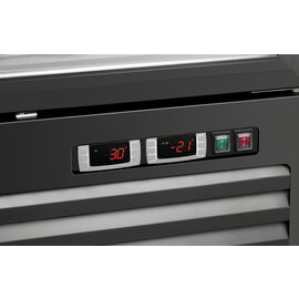 Kühl-Gefrierkombination 820L schwarz | Umluftkühlung Produktbild 6 S