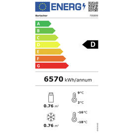 Kühl-Gefrierkombination 820L schwarz | Umluftkühlung Produktbild 2 L