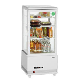 Mini-Kühlvitrine 78L-WE/L weiß Produktbild