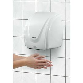 Händetrockner weiß zur Wandbefestigung 244 mm  x 264 mm  H 200 mm Produktbild
