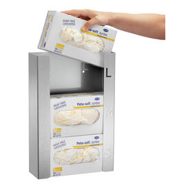 Handschuhspender K30 | passend für 3 Standardkartons L 260 mm B 96 mm H 359 mm | Größenmarkierung Produktbild 2 S