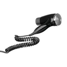 Hotelhaartrockner 1600SR zur Wandbefestigung Kunststoff schwarz | silber 1600 Watt | Befestigungsmaterial Wandhalterung Produktbild 6 S