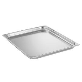 Backblech GN 2/1 Gastronorm Edelstahl verstärkter Rand  L 650 mm  B 530 mm  H 40 mm Produktbild