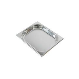 Backblech GN 1/2 Gastronorm Edelstahl verstärkter Rand  L 325 mm  B 265 mm  H 40 mm Produktbild