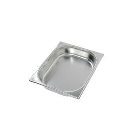 Backblech GN 1/2 Gastronorm Edelstahl verstärkter Rand  L 325 mm  B 265 mm  H 65 mm Produktbild 2 S