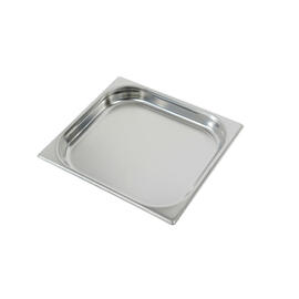 Backblech GN 2/3 Gastronorm Edelstahl verstärkter Rand  L 354 mm  B 325 mm  H 40 mm Produktbild